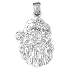 10K, 14K or 18K Gold Santa Clause Pendant