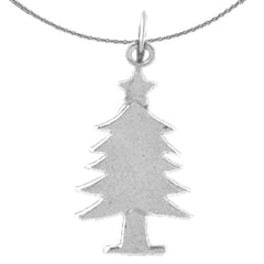 14K or 18K Gold Christmas Tree Pendant