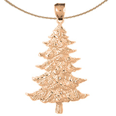 Weihnachtsbaumanhänger aus 10 Karat, 14 Karat oder 18 Karat Gold