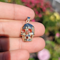 Colgante de Calavera en Oro de 10K, 14K o 18K