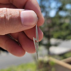 14K or 18K Gold Lightning Bolt Pendant