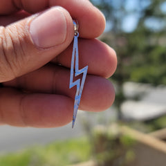 14K or 18K Gold Lightning Bolt Pendant