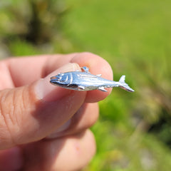 10K, 14K or 18K Gold Tuna Pendant