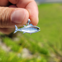 10K, 14K or 18K Gold Tuna Pendant