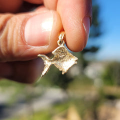 14K or 18K Gold Goldfish Pendant