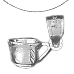 14K or 18K Gold 3D Sippy Cup Pendant