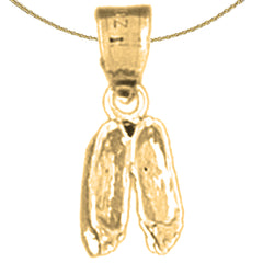 14K or 18K Gold Dance Shoes Pendant