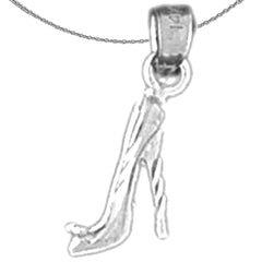 14K or 18K Gold 3D High Heel Shoe Pendant