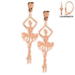 5. Position Ballerina-Ohrringe aus 14 Karat oder 18 Karat Gold