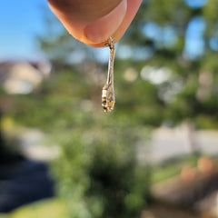 14K or 18K Gold Banjo Pendant