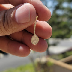 14K or 18K Gold Banjo Pendant