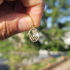 14K or 18K Gold Water Polo Pendant