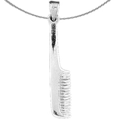 14K or 18K Gold Comb Pendant