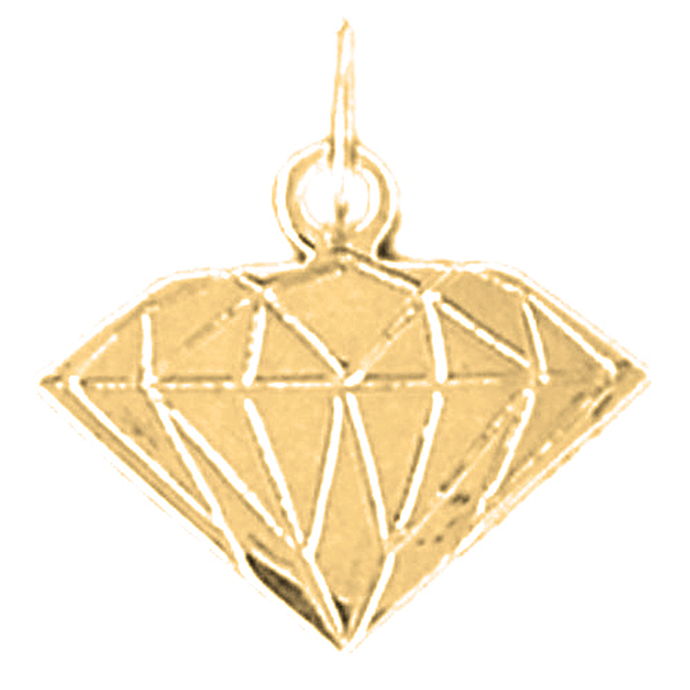 14K or 18K Gold Diamond Pendant