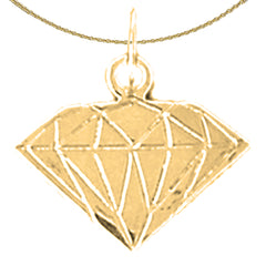 14K or 18K Gold Diamond Pendant