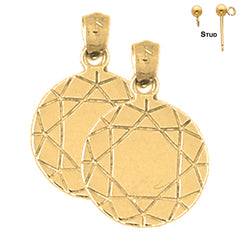 14K or 18K Gold Diamond Earrings