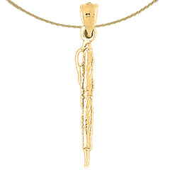 14K or 18K Gold Architect Pen Pendant