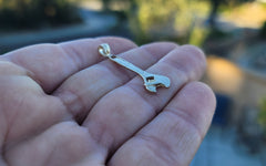 14K or 18K Gold Adjustable Wrench Pendant