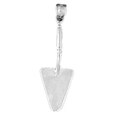 14K or 18K Gold 3D Shovel Pendant