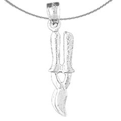 14K or 18K Gold 3D Snipping Tool Pendant
