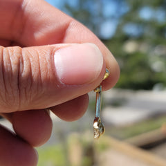 14K or 18K Gold Lawn Mower Pendant