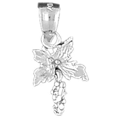 14K or 18K Gold 3D Hibiscus Flower Pendant