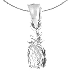 14K or 18K Gold 3D Pineapple Pendant