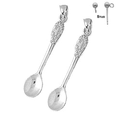 14K or 18K Gold Spoon Earrings