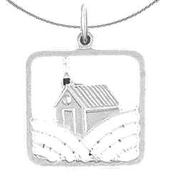 14K or 18K Gold House Pendant