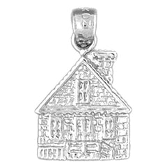 14K or 18K Gold Church Pendant