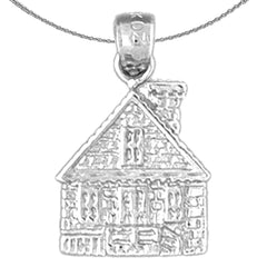 14K or 18K Gold Church Pendant