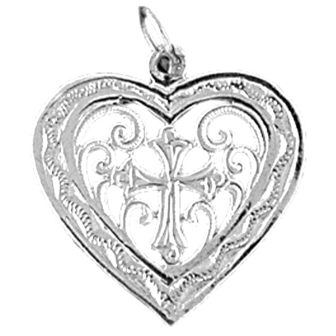 14K or 18K Gold Heart Pendant