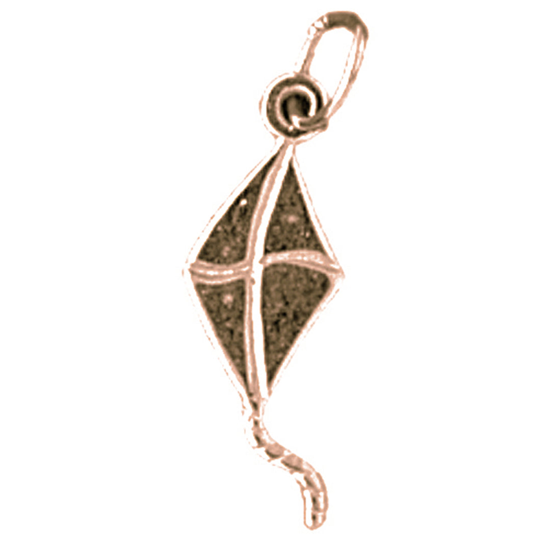 14K or 18K Gold Kite Pendant