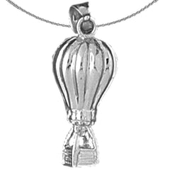 10K, 14K or 18K Gold Hot Air Balloon Pendant