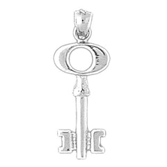 14K or 18K Gold Key Pendant