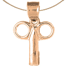 14K or 18K Gold Key Pendant