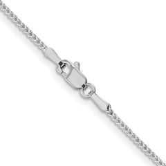 14K White Gold 1.1mm Franco Chain