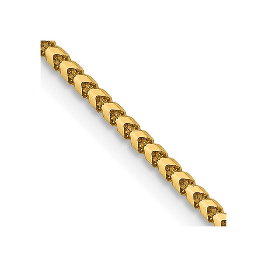 14K Yellow Gold 1.25mm Franco Chain