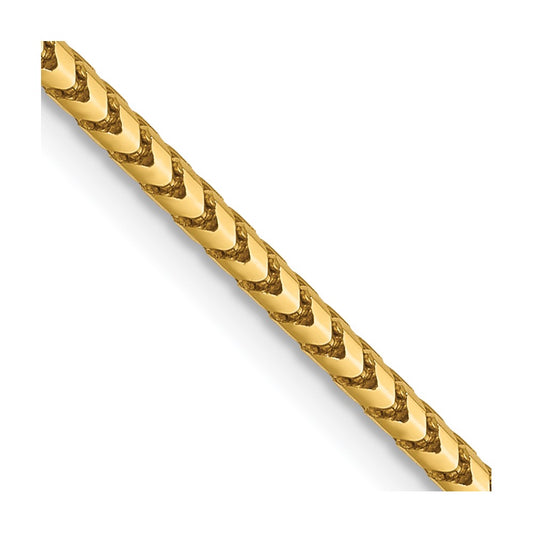 14K Yellow Gold 1.5mm Franco Chain