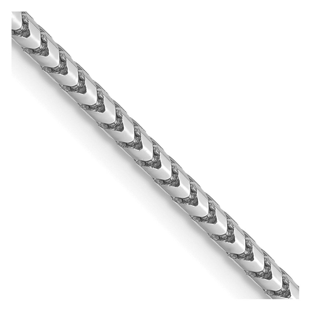 14K White Gold 1.5mm Franco Chain