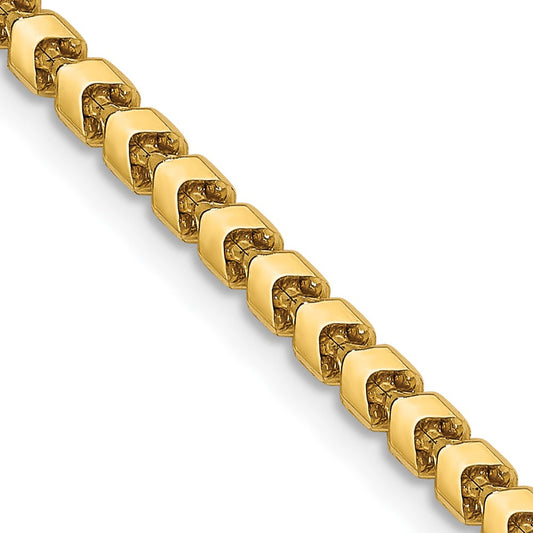 14K Yellow Gold 2.4mm Franco Chain