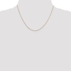 14K Yellow Gold .8mm Diamond-cut Octagonal Snake Chain