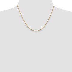 14K Yellow Gold 1.3mm Loose Rope Chain