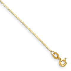 14K Yellow Gold 0.95mm Serpentina Chain