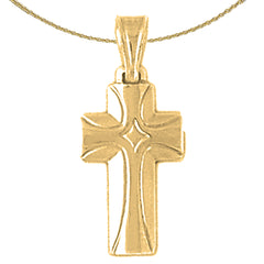 14K or 18K Gold Latin Cross Pendant