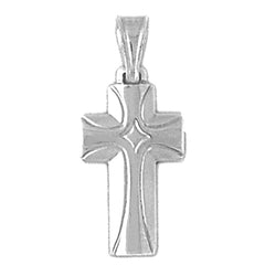 14K or 18K Gold Latin Cross Pendant