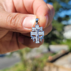 14K or 18K Gold Caravaca Crucifix Pendant