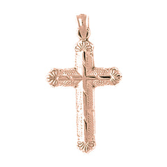 14K or 18K Gold Latin Cross Pendant