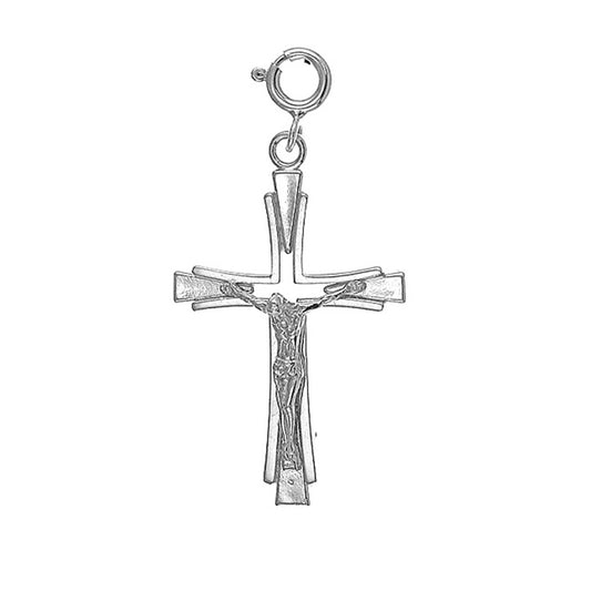 10K, 14K or 18K Gold Latin Crucifix Pendant