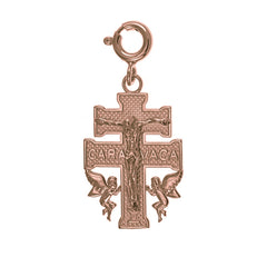 14K or 18K Gold Caravaca Crucifix Pendant